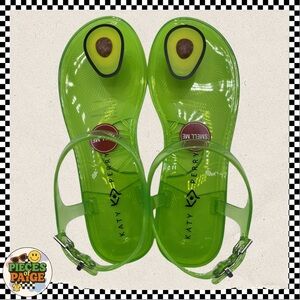 Katy Perry Collections “The Geli” Avocado Jelly Sandals – Size 7